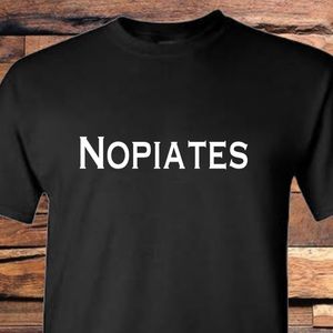 Nopiates tee brand new